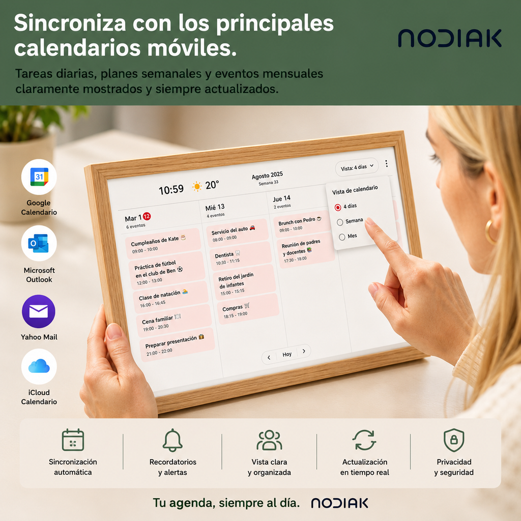 Marco Digital WiFi & Táctil 10.1" IPS | Nodiak