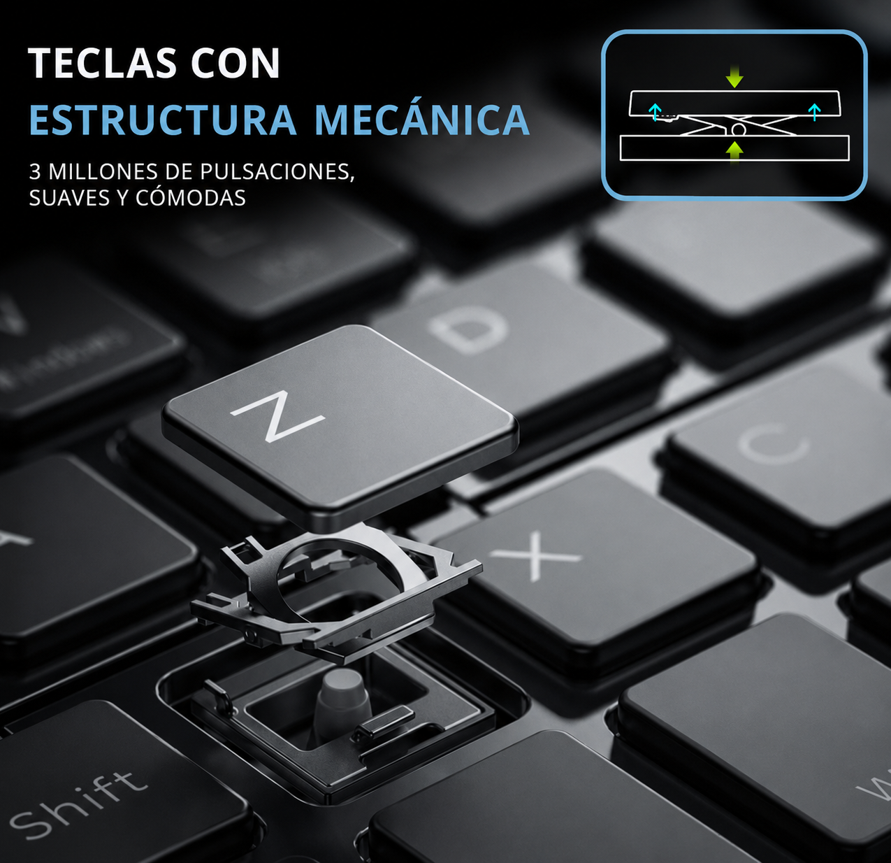 Teclado Plegable Inalámbrico | Nodiak