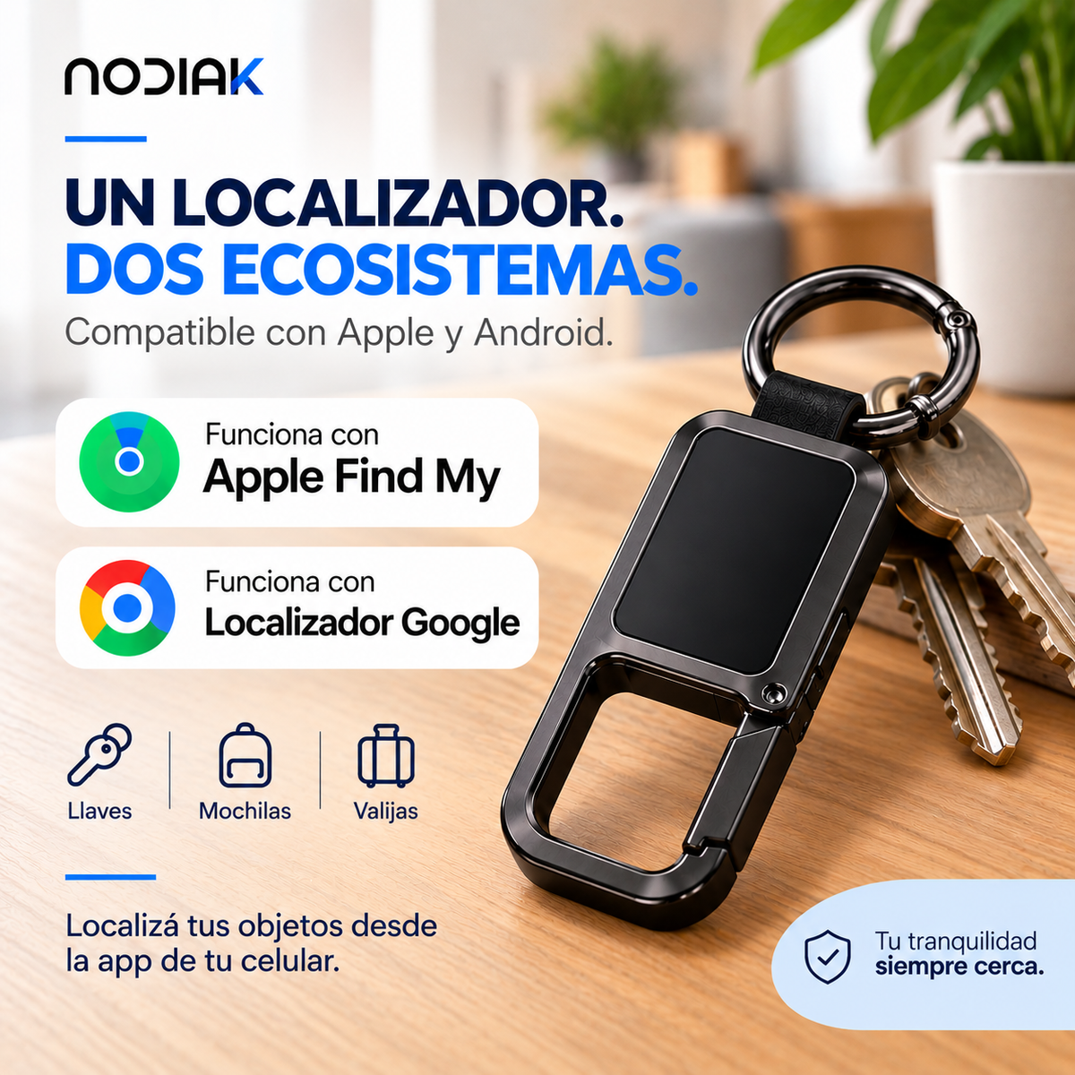 Localizador Llavero | Nodiak