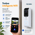 Timbre WiFi con Cámara 2K/4MP | Nodiak